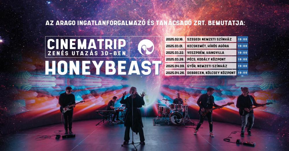 A Honeybeast országos turnéra viszi a Cinema Tripet!