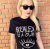ByeAlex és a Slepp - Szemes unisex fekete póló