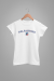 Halásztelek - Fehér női póló feliratos mintával 