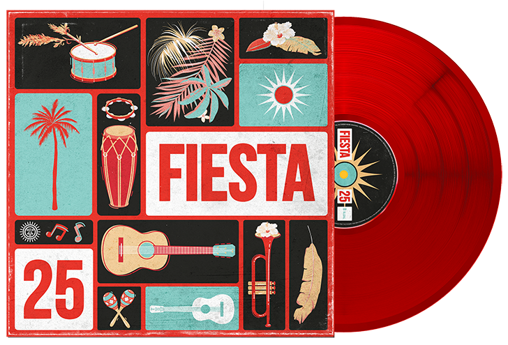 Fiesta 25 vinyl - Piros korong