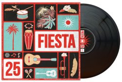 Fiesta 25 vinyl - Fekete korong