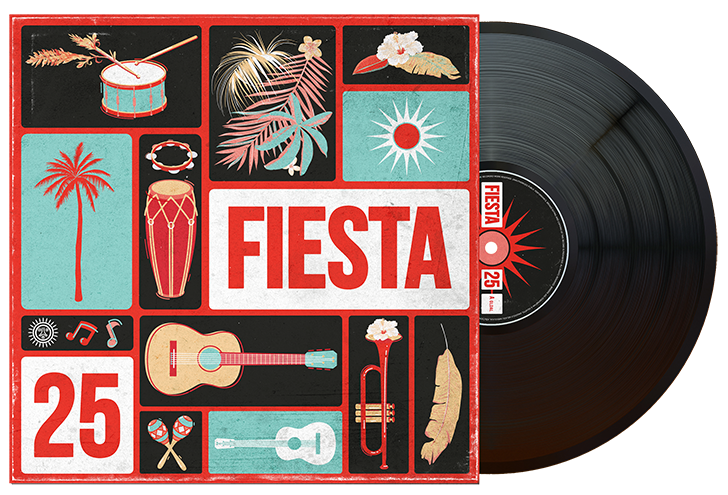 Fiesta 25 vinyl - Fekete korong