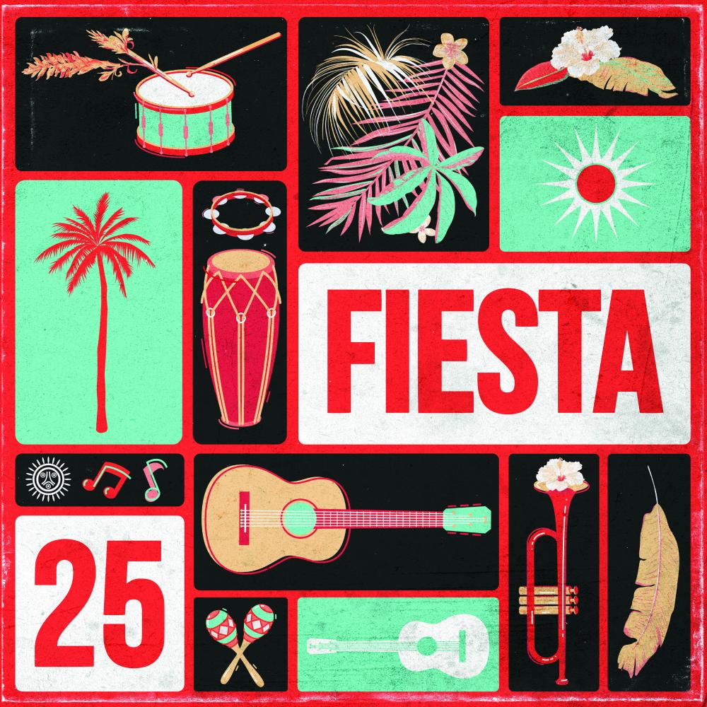 Fiesta 25 vinyl - LIMITED TURQUOISE COLOURED VINYL -Dedikált!